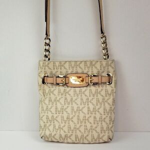 Michael Kors Small Crossbody Bag Cream & Beige